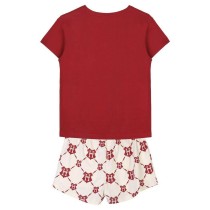 Pyjama D'Été Harry Potter Rouge Femme Rouge foncé