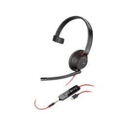 Headphone with Microphone HP Blackwire 5210 Black