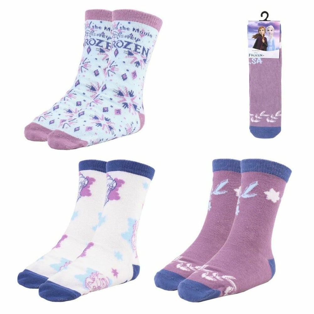 Chaussettes Frozen 3 paires