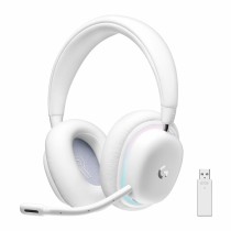 Bluetooth Headset with Microphone Logitech G735 White Blue/White