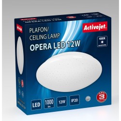 Deckenlampe Activejet AJE-OPERA 12W Weiß 80 12 W