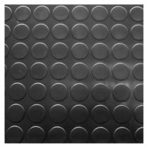 Tapis Exma Noir Caoutchouc 1 x 10 m Cercles