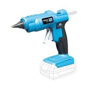 Hot Melt Gun Koma Tools Blue Black 19,5 x 6,8 x 19,4 cm