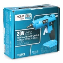 Hot Melt Gun Koma Tools Blue Black 19,5 x 6,8 x 19,4 cm