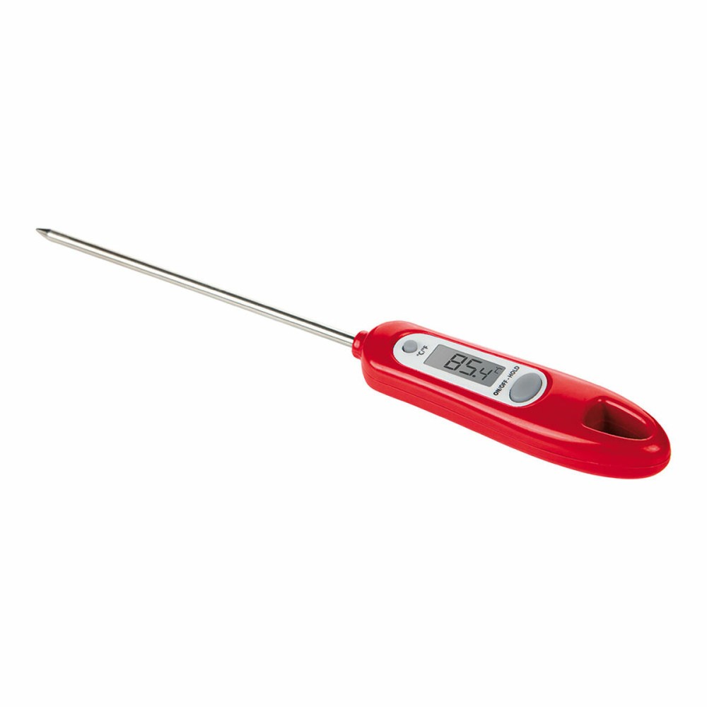 Fleisch-Thermometer Tescoma Presto Edelstahl Kunststoff Rot