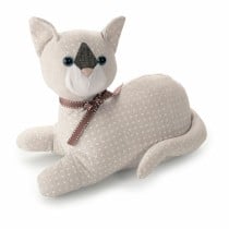 Butée Inofix 3178-2 Textile Sable 28 x 13 x 23 cm Blanc Chat