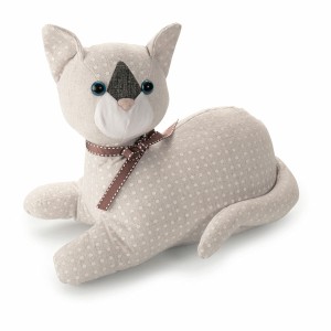 Stopp Inofix 3178-2 Textil Sand 28 x 13 x 23 cm Weiß Katze