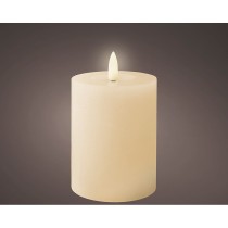 LED Candle Lumineo Beige Cream Ø 7 x 11,2 cm (AAA)