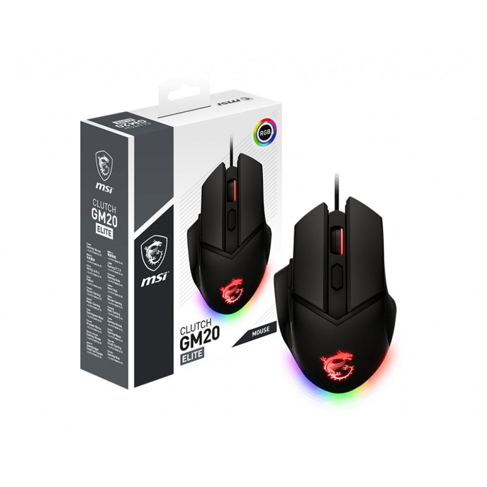 Mouse MSI Clutch GM20 Elite Schwarz