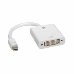 Adaptateur Mini DisplayPort vers DVI V7 CBL-MD1WHT-5E        Blanc