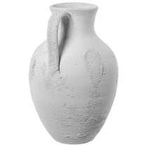 Vase Alexandra House Living Blanc Gris Céramique 24 x 26 x 39 cm