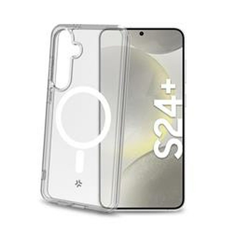 Protection pour téléphone portable Celly GELSKINMAG1066 Blanc Transparent Galaxy S24 Plus