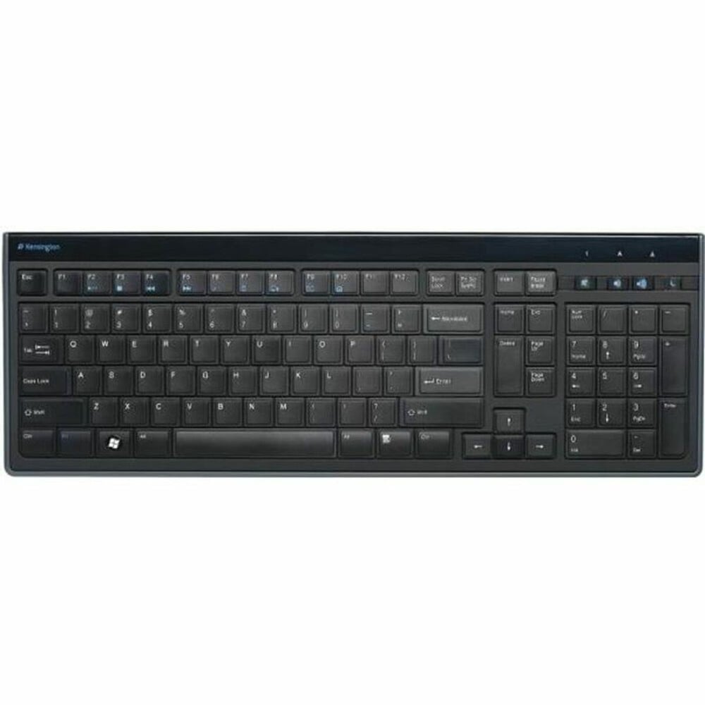 Clavier Kensington Advance Fit AZERTY Noir Noir mat Français AZERTY