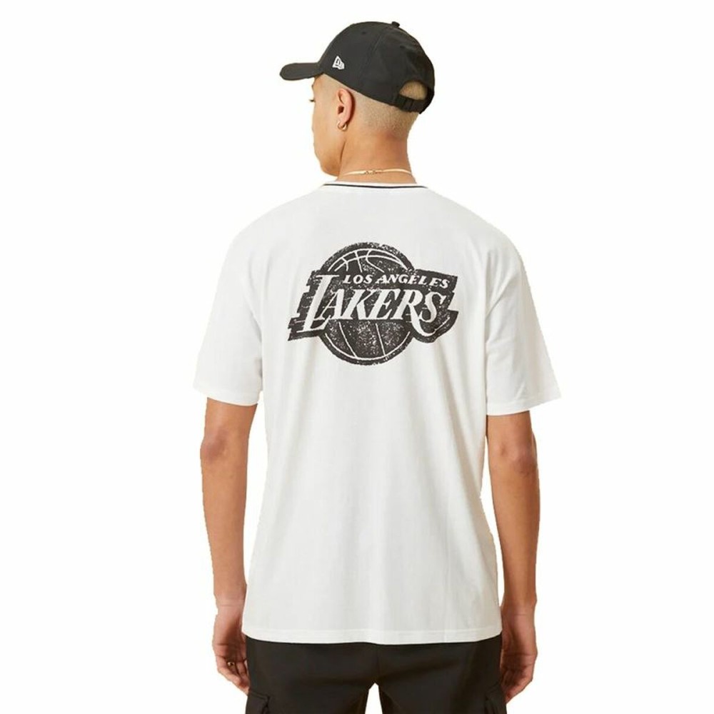 Men’s Short Sleeve T-Shirt New Era Lakers White