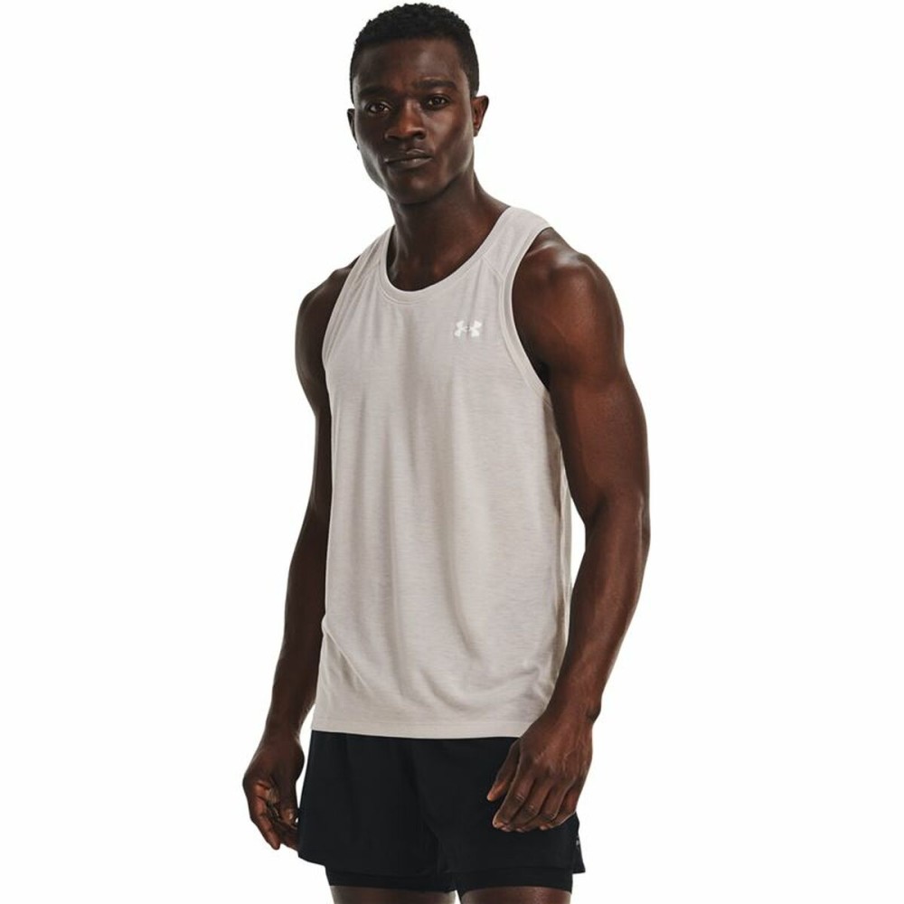 Maillot de Corps sans Manches pour Homme Under Armour Streaker Gris