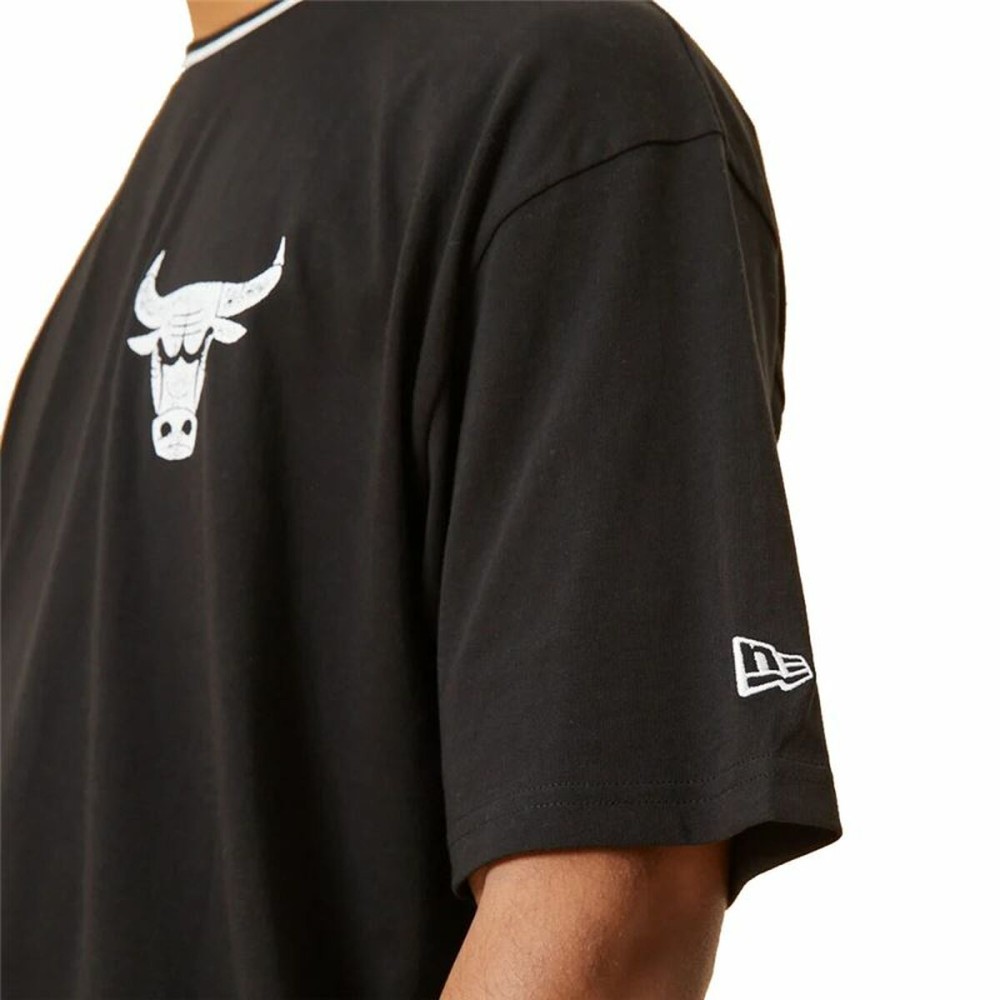 Herren Kurzarm-T-Shirt New Era Chicago Bulls Schwarz