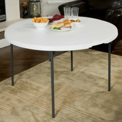 Table Piable Lifetime Blanc (Reconditionné B)