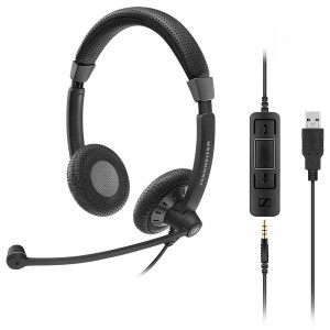 Casques avec Microphone Epos 1000635 Noir Bluetooth