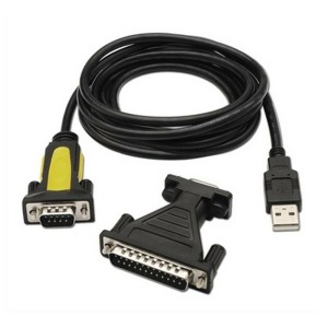 Adaptateur USB vers RS232 NANOCABLE 10.03.0002 1,8 m Noir 1,8 m