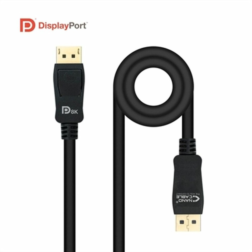 Câble DisplayPort NANOCABLE 10.15.2501 Noir 1,5 m (1,5 m)