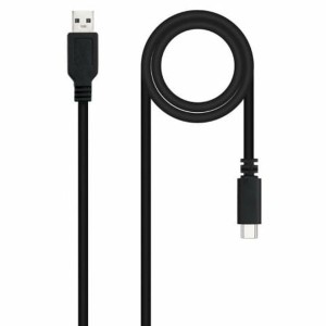 USB Cable NANOCABLE 10.01.2101-L150 Black 1,5 m