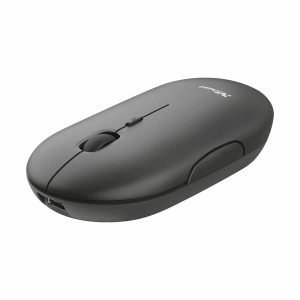 Schnurlose Mouse Trust 24059 1600 DPI Schwarz Schwarzweiß 1600 dpi