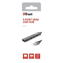 USB Hub Trust 23786 Grey Silver