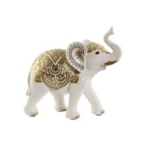 Deko-Figur Home ESPRIT Gold Elefant 15 x 6 x 14 cm