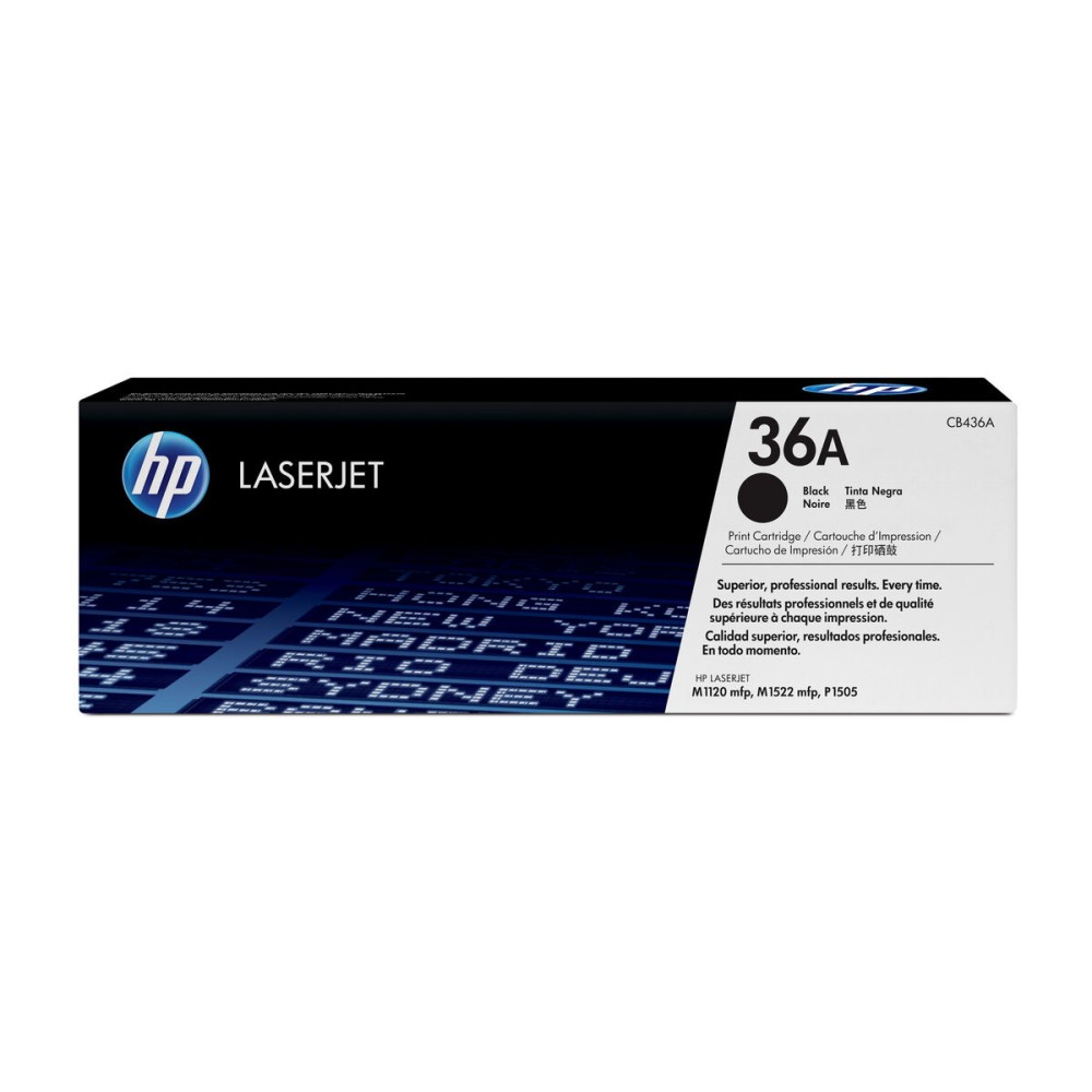 Toner original HP 36A Noir