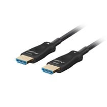 HDMI Kabel Lanberg CA-HDMI-30FB-1000-BK Schwarz 100 m