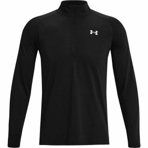 T-shirt à manches longues homme Under Armour STR Zip Noir