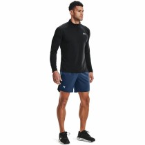 Herren Langarm-T-Shirt Under Armour STR Zip Schwarz