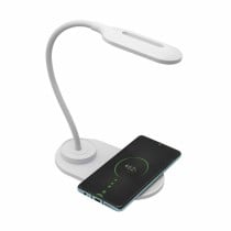 LED-Lampe mit kabellosem Ladegerät für Smartphones Denver Electronics LQI-55 Weiß 5 W (2700k) (6500 K)