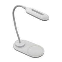 LED-Lampe mit kabellosem Ladegerät für Smartphones Denver Electronics LQI-55 Weiß 5 W (2700k) (6500 K)