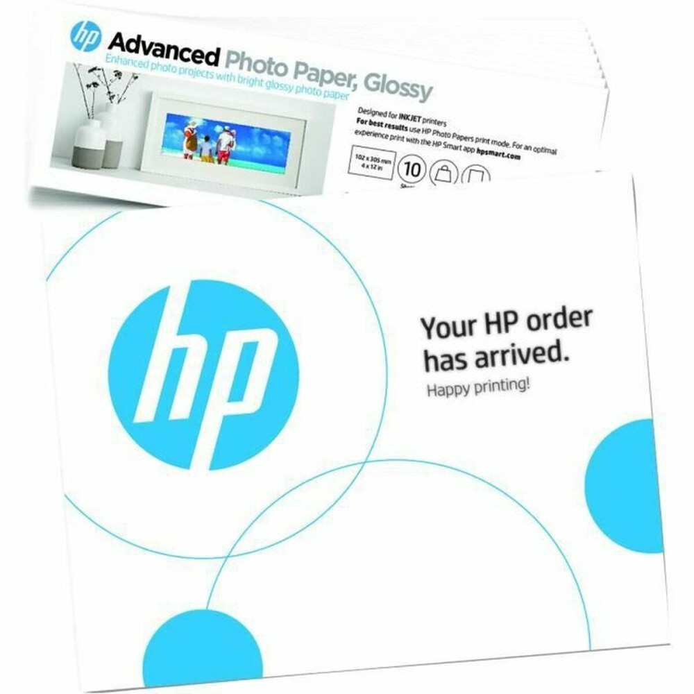 Ruban Laminé pour Etiqueteuses HP 49V51A Blanc (10 Unités)