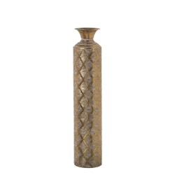 Vase Alexandra House Living Gold Metall 13 x 13 x 63 cm