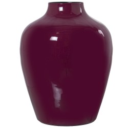 Vase Alexandra House Living Dark pink Metal 21 x 21 x 27 cm