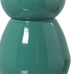 Vase Alexandra House Living Vert foncé Métal 14 x 14 x 27 cm