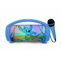 Bluetooth Lautsprecher mit Karaoke Mikrofon Lexibook Stitch Disney Blau