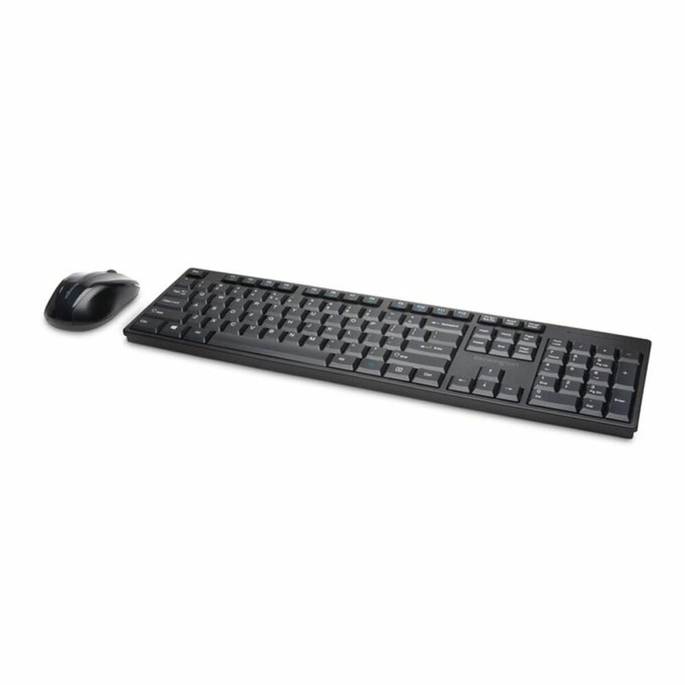 Tastatur mit Drahtloser Maus Kensington K75230ES Schwarz Spanisch Qwerty Spanisch QWERTY