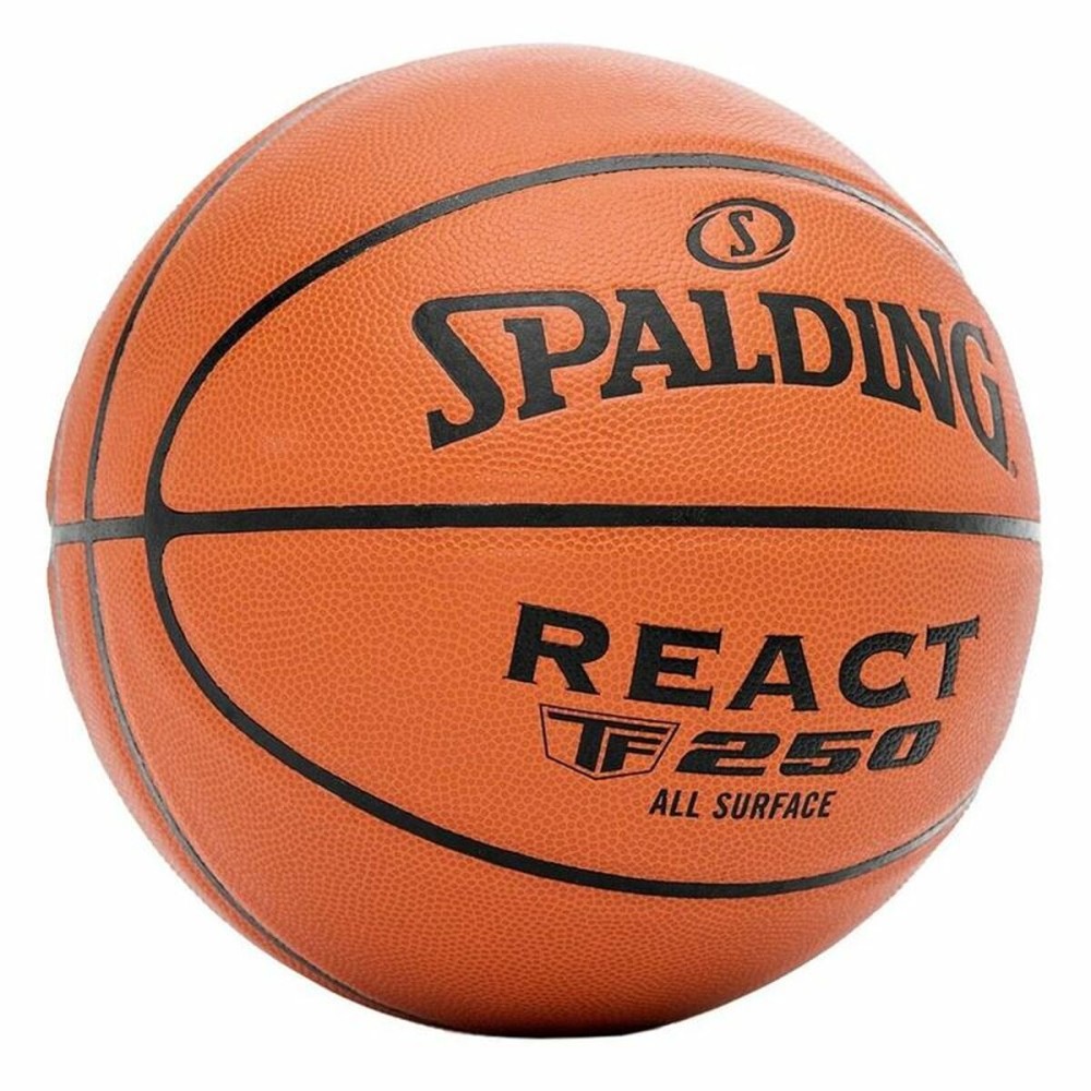 Ballon de basket Spalding React TF-250 Multicouleur 5