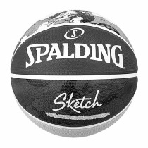 Ballon de basket Spalding Sketch Dribble Noir Caoutchouc (Taille 7)