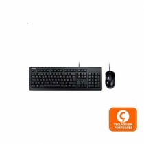 Keyboard and Mouse Asus U2000 Black