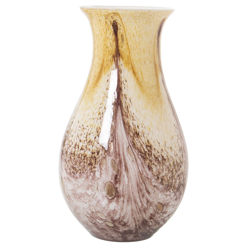 Vase Alexandra House Living Sable Verre 21 x 20 x 36 cm