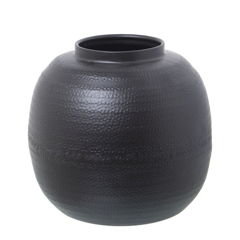 Vase Alexandra House Living Black Metal 25 x 25 x 24 cm