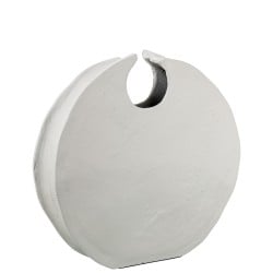 Vase Alexandra House Living Blanc Aluminium