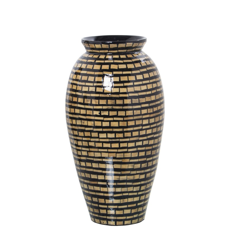 Vase Alexandra House Living Holz Bambus 21 x 39 x 21 cm