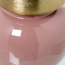 Vase Alexandra House Living Pink Golden Metal 18 x 18 x 19 cm