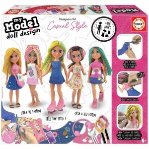 Educational Game Educa My Model Doll Design Casual Multicolour (1 Piece)