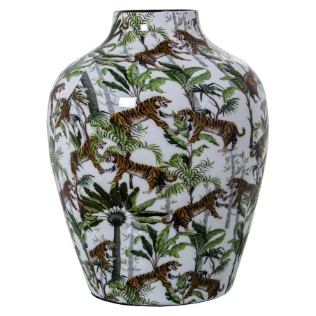 Vase Alexandra House Living Metall Tiger 21 x 21 x 26 cm